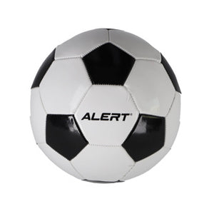 Alert voetbal maat 5 wit zwart