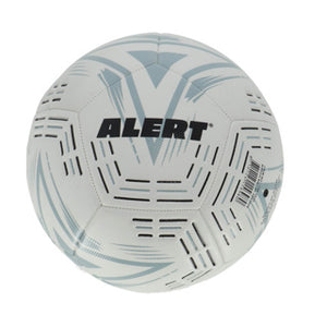 Alert voetbal luxe wit grijs | 2 stuks
