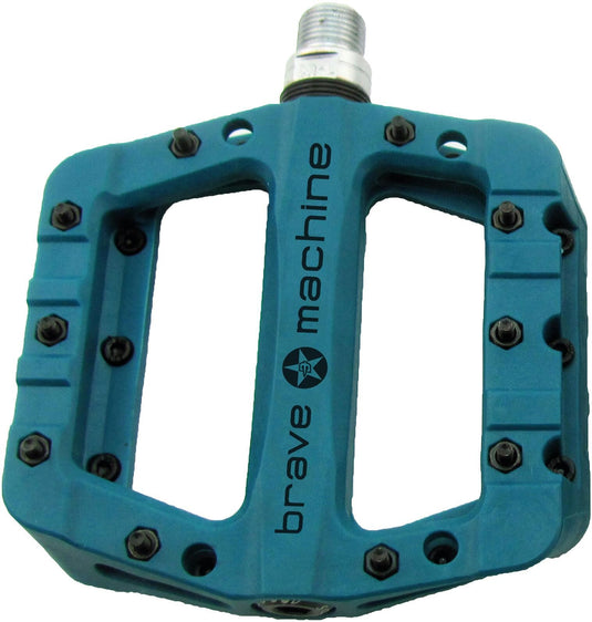 Brave pedaal dirt light platform pedal dirt light blue