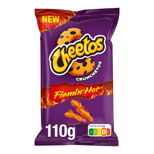Cheetos crunchetos flamin' hot zak (12x 110gr)