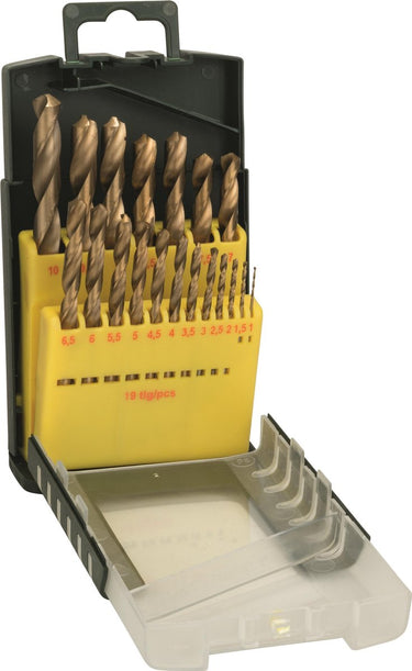 Bosch hss-tin metaalborenset - din 338 - 19-delig