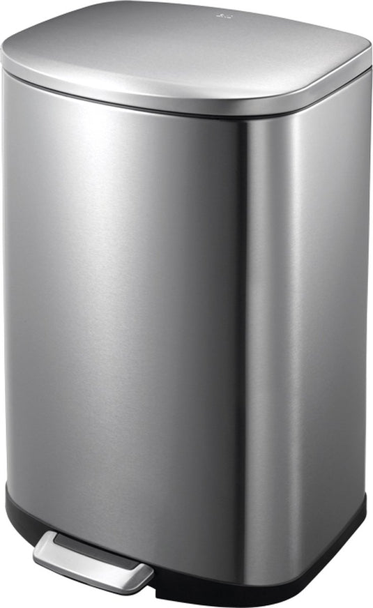 Eko - della pedaalemmer 50 liter - stainless steel plastic - mat rvs - prullenbak