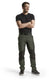 Blåkläder blaklader service werkbroek met stretch 1459-1845 - army groen zwart - c50
