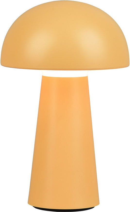 Rl live your light reality lennon - tafellamp - geel - incl. 1x smd 2w - oplaadbare - buitenlamp - dimbaar - buitenverlichting - ip44