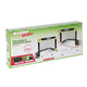 Alert doel opvouwbaar set 2x 50x44x44cm