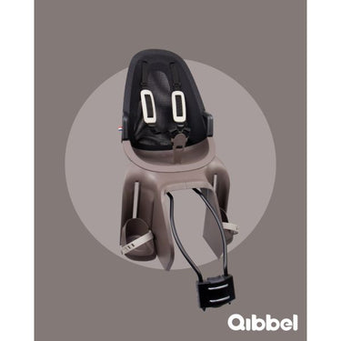 Qibbel achterzitje air frame zwart lichtbruin