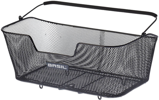 Basil Base XL - fietsmand - achterop - zwart