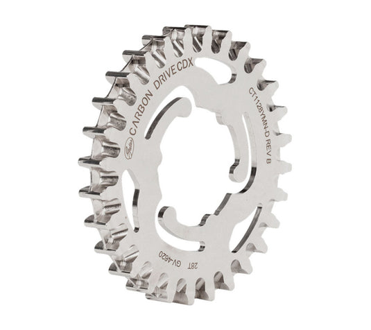 Gates sprocket cdx 28t shimano nexus 5 di2 hub 6-lobe