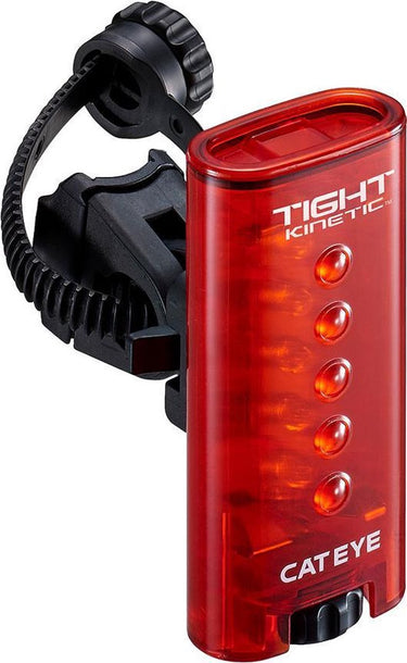 Cateye ld180k achterlicht - tight kinetic - led - zwart
