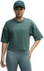 Puma x hyrox cropped lifestyle t-shirt met korte mouwen groen l vrouw