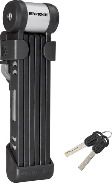 Kryptonite kryptolok 610 s vouwslot met houder – vouwslot fiets – 100 cm lang – zwart