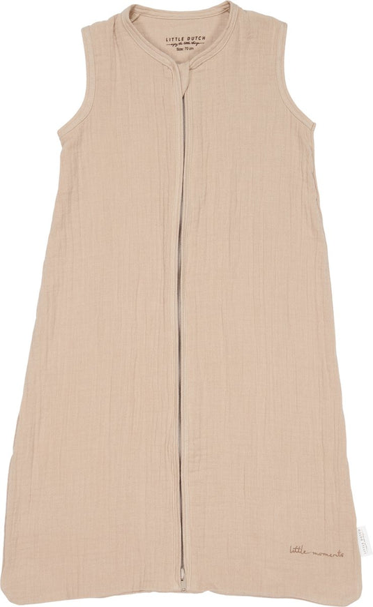 Little dutch slaapzak zomer hydrofiel 90 cm beige