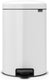 Brabantia newicon prullenbak - 20 liter - white