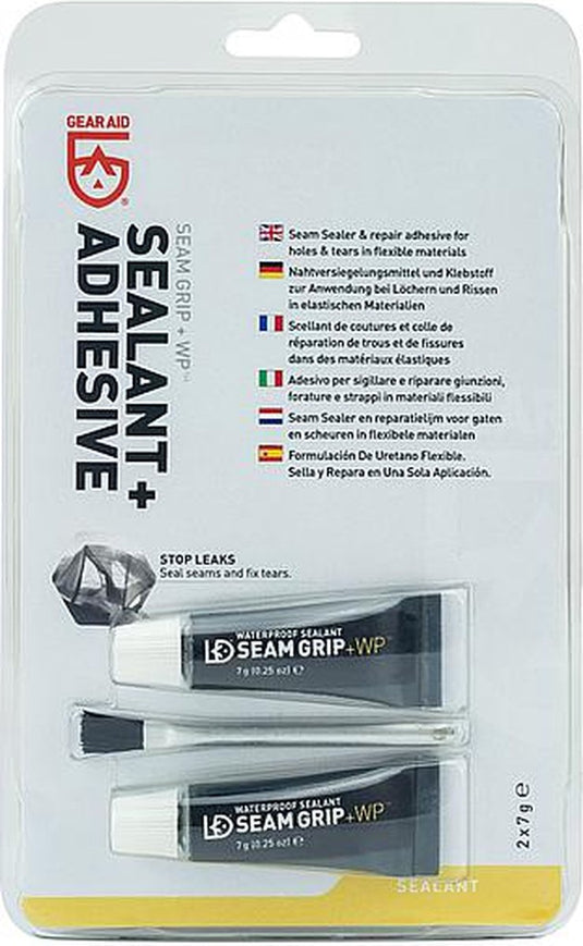 Gear aid - universeel reparatiemiddel - seamgrip - 2x 7 gram