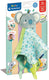 Clementoni knuffeldoekje koala soft cuddles - knuffeldoek met linten - zacht kraamcadeau jongen of meisje - baby comforter vanaf 0 maanden