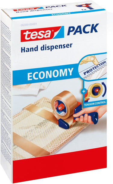 Tesa packing tape handdispenser economy robuust voor verpakking plakband – tot 50cm breed