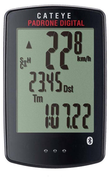 Cateye padrone digital cc-pa400b fietscomputer - draadloos - zwart