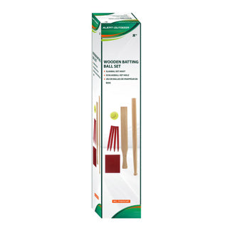 Load image into Gallery viewer, Alert outdoor slagbal set hout met handig opbergnet | 2 stuks
