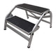 Darwin xl aluminium dubbele opstap met extra brede treden