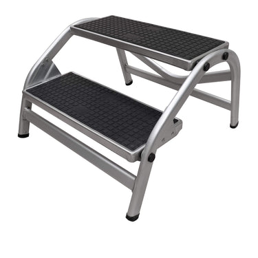 Darwin xl aluminium dubbele opstap met extra brede treden