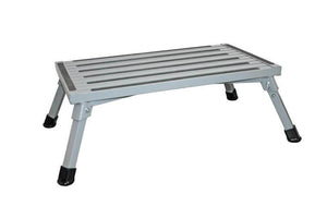 Victoria xl opstap aluminium inklapbaar met extra groot loopvlak