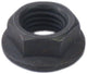 Trapasmoer m10 x 1.25 - zwart