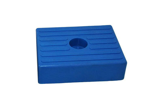 Polyurethaan boottrailer kussen 130x100mm blauw