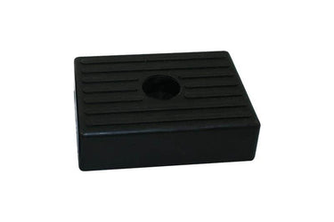 Rubber boottrailer kussen 130x100mm zwart