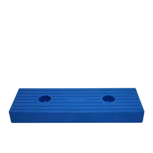 Polyurethaan boottrailer kussen 300x100mm blauw