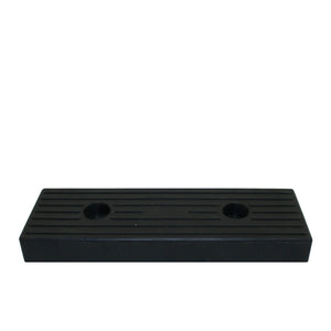 Rubber boottrailer kussen 300x100mm zwart