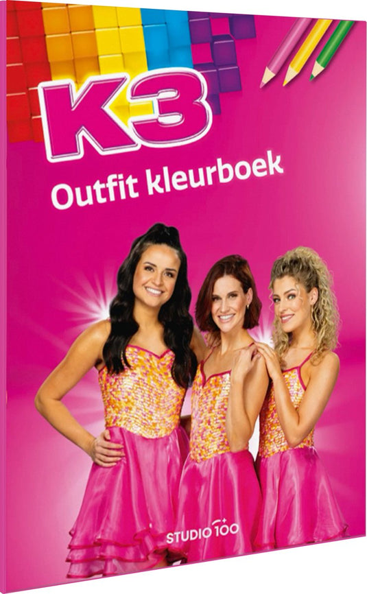 K3 kleurboek - outfit kleurboek