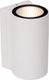 Lucide akra - wandlamp binnen buiten - led - 1x6w 2700k - ip54 - wit