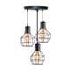 Homestyle pro mk021-b industriële hanglampen zwart metaal