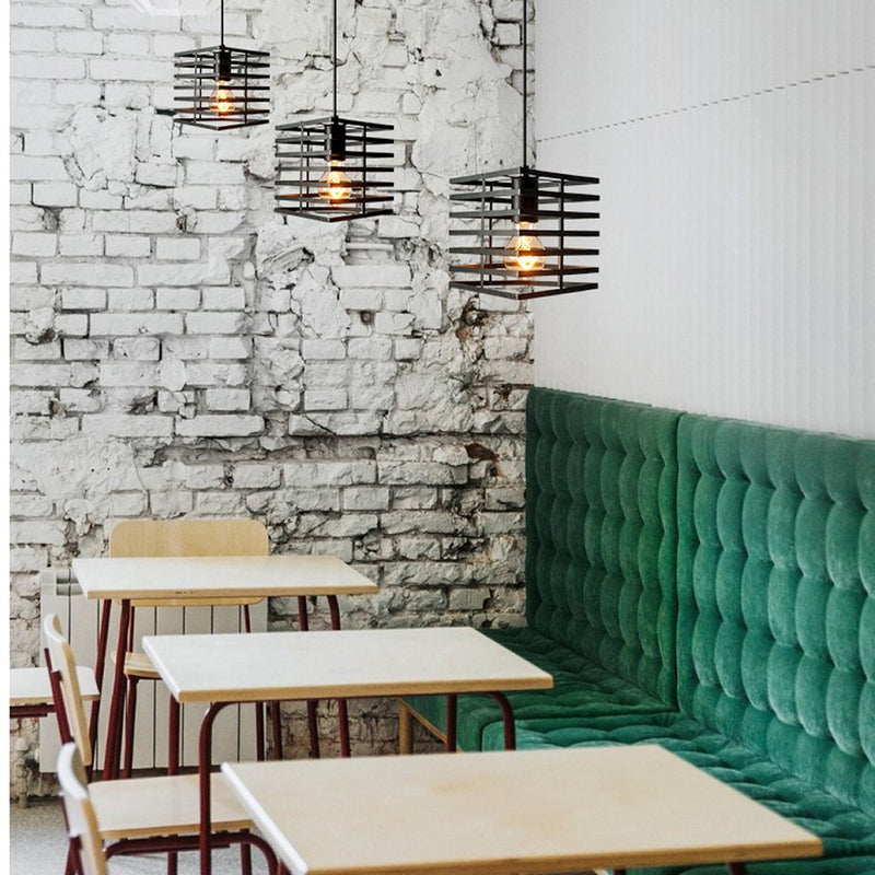 Load image into Gallery viewer, Homestyle pro mk015-b industriële hanglamp 15x18 cm zwart metaal
