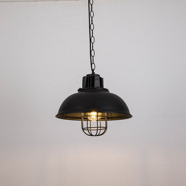 Homestyle pro mk107-bb industriële hanglamp 33x26 cm zwart metaal