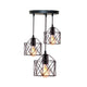 Homestyle pro mk019-b industriële hanglampen zwart metaal