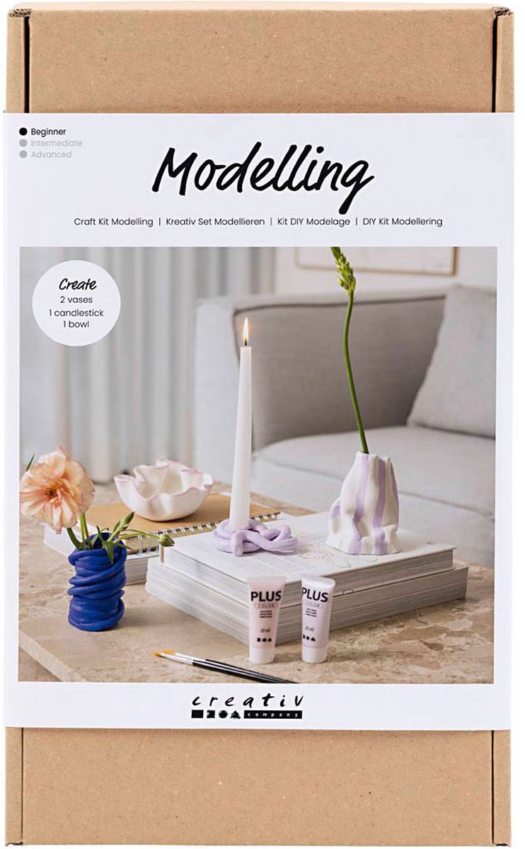 Load image into Gallery viewer, Creativ company hobbyset boetseren potten en vazen
