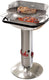 Barbecook loewy 55 - houtskool bbq barbecue - grilloppervlak 55x33cm - incl. windscherm, bbq rooster en asopvangpot - rvs