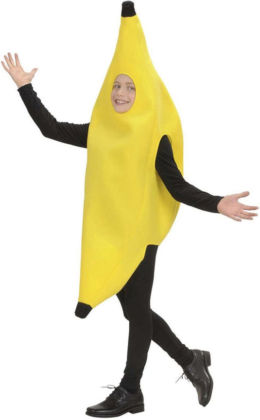 Finidi bananen pak voor kinderen - verkleedkleding - 146 152