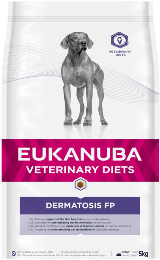 Eukanuba dermatosis serie - honden droogvoer - 5kg - rijk aan eiwitten - hypoallergeen