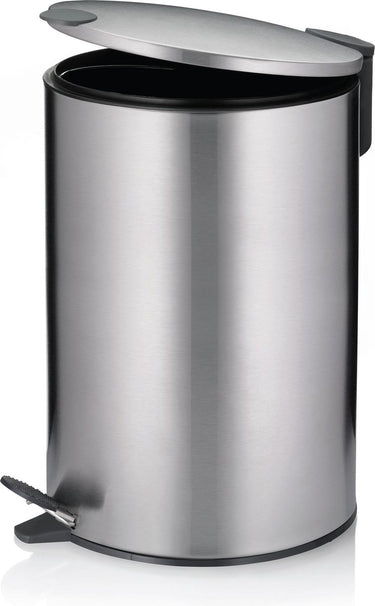 Kela pedaal afvalemmer, 12 l, zilver - | mats