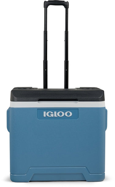 Igloo - ip42 - passieve koelbox - 42 liter - blauw - met wielen