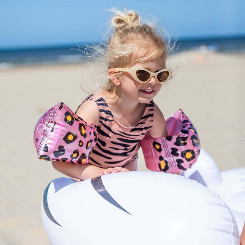 Load image into Gallery viewer, Safari chique | rosé goud zwembandjes 0-2 jaar
