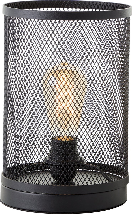Brilliant maze - tafellamp - e27 max 1x60w - zwart