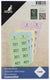 Kangaro nummerblok - 120x200mm - 70 grams - nummers 1-500 - 4 blokken - assorti kleuren