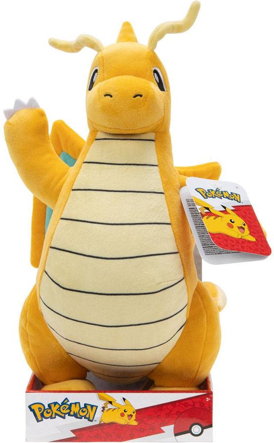 Jazwares pokémon pluche - dragonite 30 cm