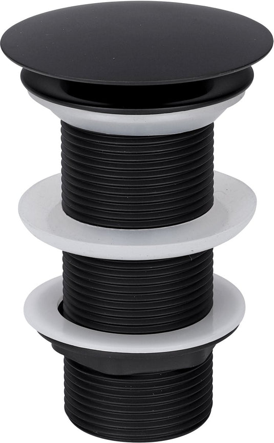 Differnz afvoerplug mat zwart - always open mix match - maat: l - ã˜ 72 mm