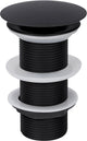 Differnz afvoerplug mat zwart - always open mix match - maat: l - ã˜ 72 mm