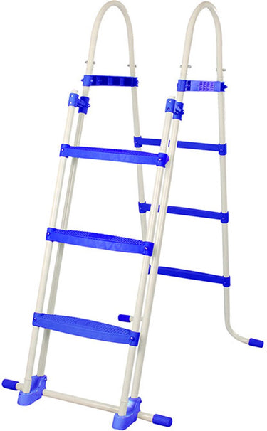 Swim essentials - zwembadtrap - frame pool trap - blauw - 107 cm