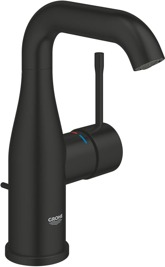 Grohe essence new m-size wastafelmengkraan – draaibare uitloop – aquaguide – trekwaste – matte black